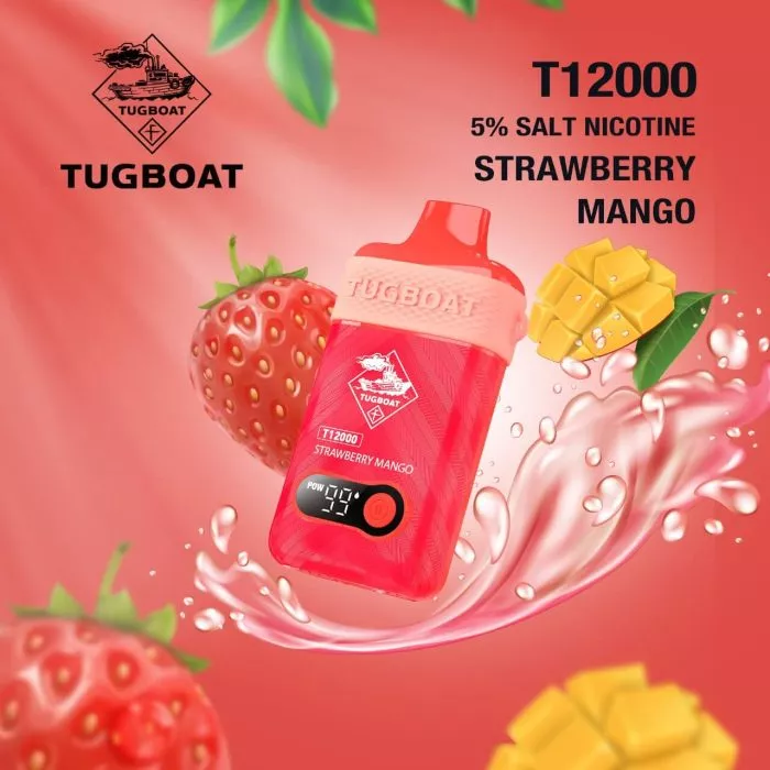 Tugboat T12000 puffs 50 MG rechargeable vape in Dubai uae - Image 2