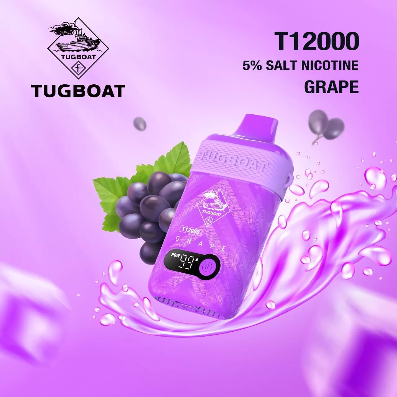 Tugboat T12000 puffs 50 MG rechargeable vape in Dubai uae