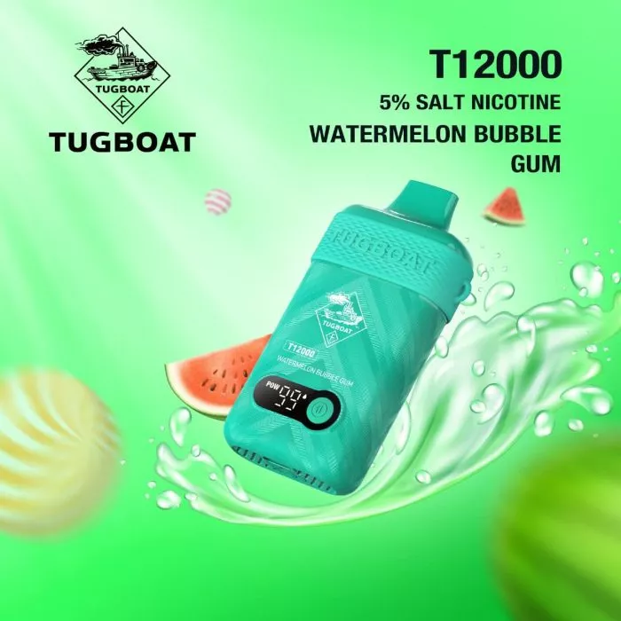 Tugboat T12000 puffs 50 MG rechargeable vape in Dubai uae - Image 3
