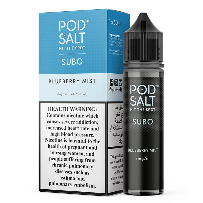 Pod Salt Subo 3mg/ml-50ml - Image 9
