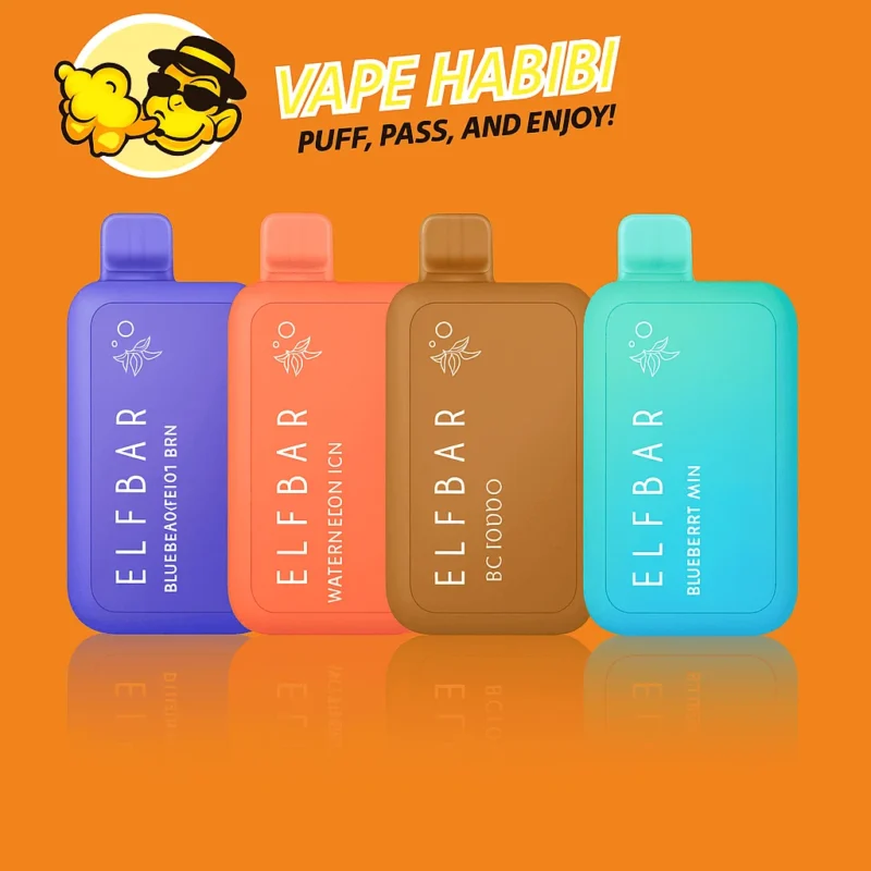 Elf Bar 10000 Puffs 5%-50mg Nicotion Disposable vape in Dubai