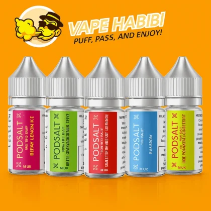 POD SALT Nexus E-liquid 20MG Nicotine 30ml variety pack by Vape Habibi.