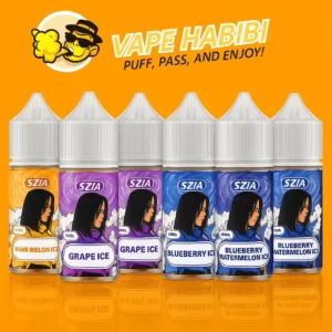 SZIA Salt Nicotine 20MG & 50MG E-Liquid variety pack available at Vape Habibi.