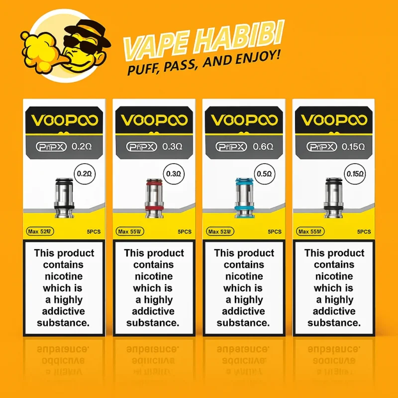 VOOPOO PNP X Replacement Pod Coils ( 5 PCS) in Dubai, UAE