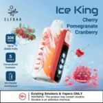ELFBAR Ice King 30k Puffs Disposable Vape Ice Adjustable Cherry Pomegranate Cranberry Flavours