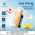 ELFBAR Ice King 30k Puffs Disposable Vape Ice Adjustable Mango Peach Watermelon Ice Flavours