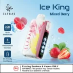 ELFBAR Ice King 30k Puffs Disposable Vape Ice Adjustable Mixed Berry Flavours