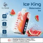 ELFBAR Ice King 30k Puffs Disposable Vape Ice Adjustable Watermelon Ice Flavours