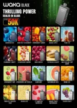 VOZOL Star 20000 Puffs Disposable Vape 50MG All Flavours Chart