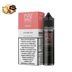 Pod Salt Subo 3mg/ml 50ml E-Liquid Lychee Ice Flavor