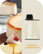Fummo King 6000 Puffs Disposable Vape 2% Nicotine Creamy Cheesecake Flavours