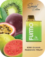 Fummo King 6000 Puffs Disposable Vape 2% Nicotine KIWI Guava Passionfruit Flavours