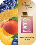 Fummo King 6000 Puffs Disposable Vape 2% Nicotine Melon Peach Grape Flavours