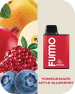 Fummo King 6000 Puffs Disposable Vape 2% Nicotine Pmegranate Apple Blueberry Flavours