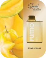 Fummo King 6000 Puffs Disposable Vape 2% Nicotine Star Fruit Flavours