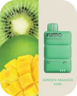 FUMMO Magnum 8000 Puffs Disposable Vape 20mg Nicotine green mango kiwi flavours