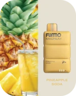 FUMMO Magnum 8000 Puffs Disposable Vape 20mg Nicotine pineapple soda flavours