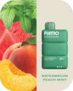 FUMMO Magnum 8000 Puffs Disposable Vape 20mg Nicotine watermelon peach mint flavours
