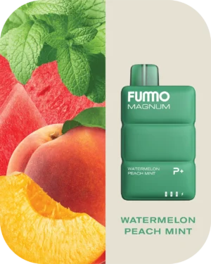 FUMMO Magnum 8000 Puffs Disposable Vape 20mg Nicotine watermelon peach mint flavours