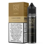 Pod Salt Subo 3mg/ml 50ml E-Liquid cuban creme Flavor