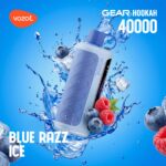 Vozol Gear Hookah 40000 Puff Disposable Vape Blue Razz Ice Flavor