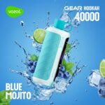 Vozol Gear Hookah 40000 Puff Disposable Vape Blue Mojito Flavor