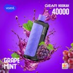 Vozol Gear Hookah 40000 Puff Disposable Vape Grape Mint Flavor