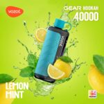 Vozol Gear Hookah 40000 Puff Disposable Vape Lemon Mint Flavor