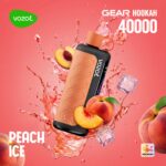 Vozol Gear Hookah 40000 Puff Disposable Vape Peach Ice Flavor